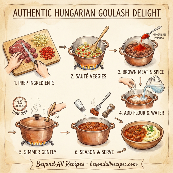 Authentic Hungarian Goulash Delight instructions
