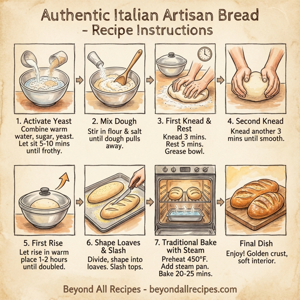 Authentic Italian Artisan Bread instructions