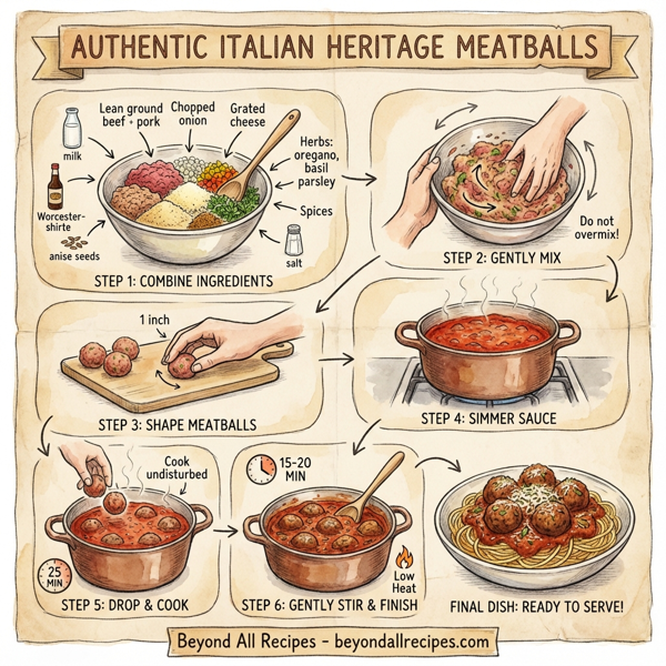 Authentic Italian Heritage Meatballs instructions