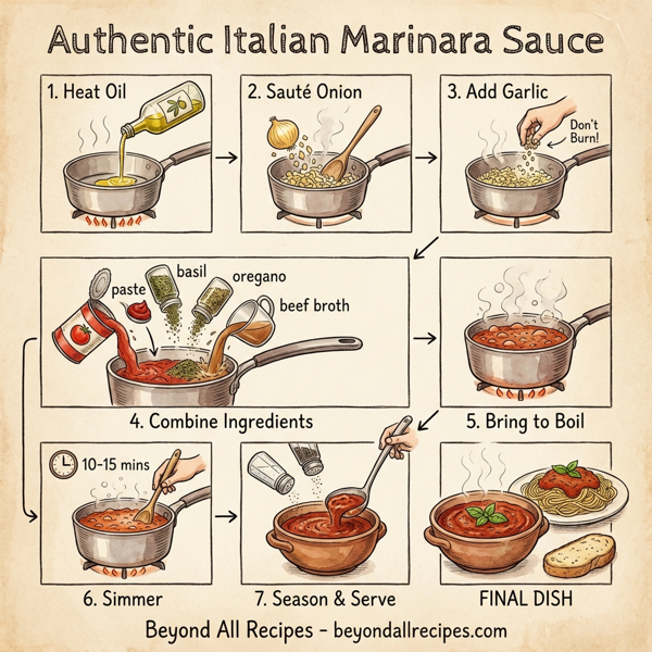 Authentic Italian Marinara Sauce instructions