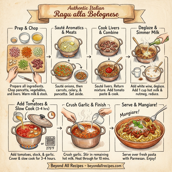Authentic Italian Ragu alla Bolognese instructions