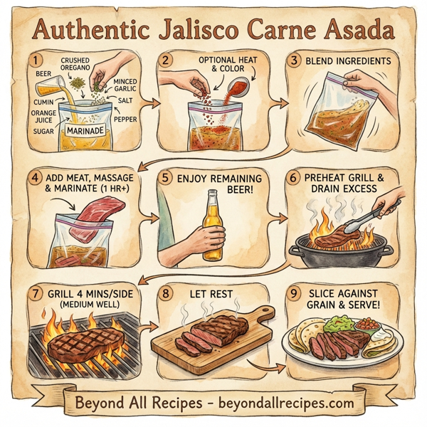 Authentic Jalisco Carne Asada instructions