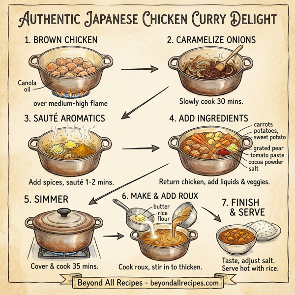 Authentic Japanese Chicken Curry Delight instructions