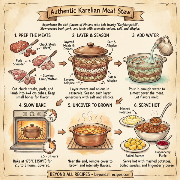 Authentic Karelian Meat Stew instructions