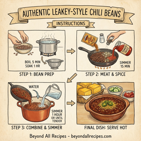 Authentic Leakey-Style Chili Beans instructions