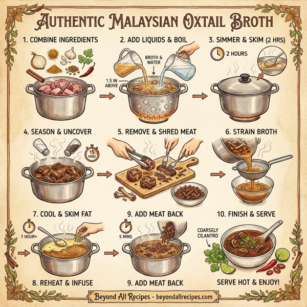 Authentic Malaysian Oxtail Broth instructions