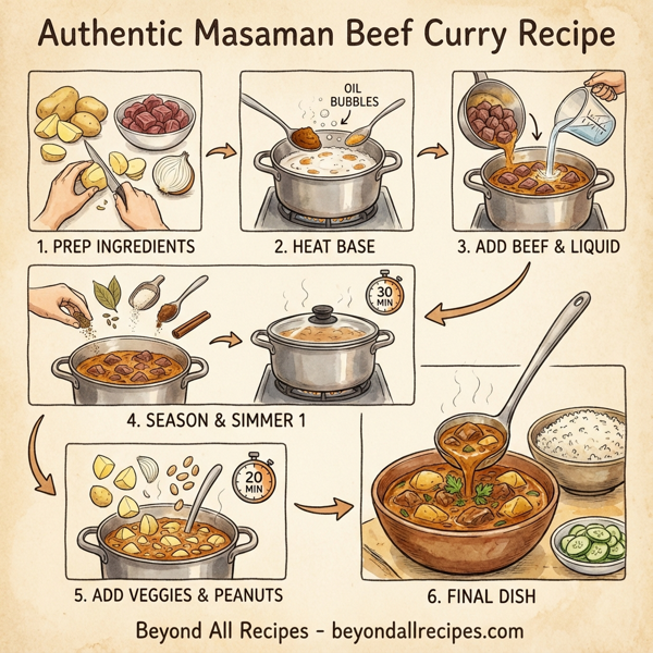 Authentic Masaman Beef Curry instructions