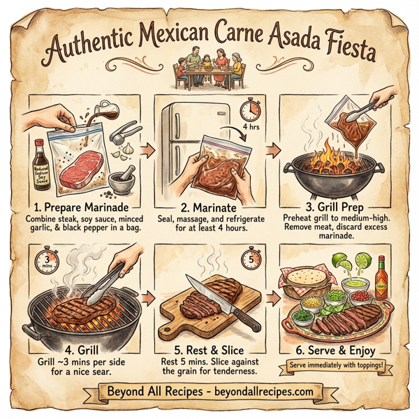 Authentic Mexican Carne Asada Fiesta instructions