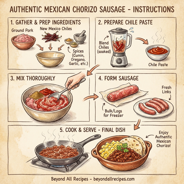 Authentic Mexican Chorizo Sausage instructions
