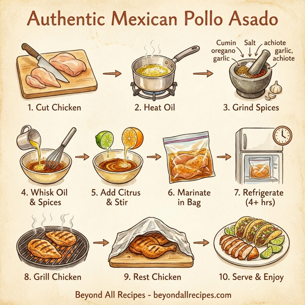 Authentic Mexican Pollo Asado instructions