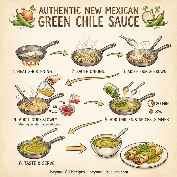 Authentic New Mexican Green Chile Sauce instructions
