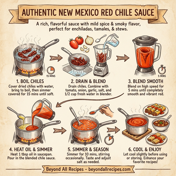 Authentic New Mexico Red Chile Sauce instructions