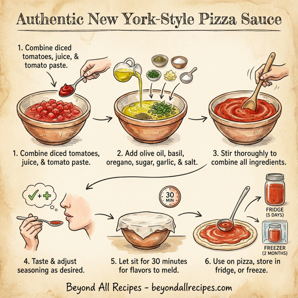 Authentic New York-Style Pizza Sauce instructions