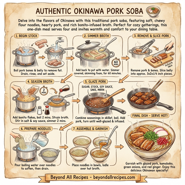 Authentic Okinawa Pork Soba instructions