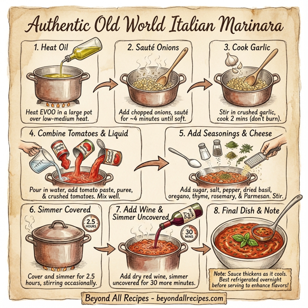 Authentic Old World Italian Marinara instructions