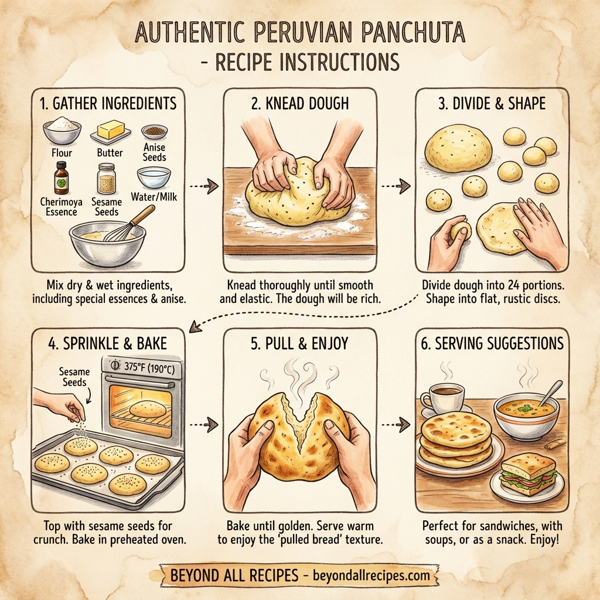 Authentic Peruvian Pan Chuta instructions