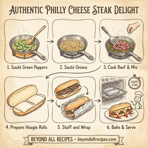 Authentic Philly Cheese Steak Delight instructions