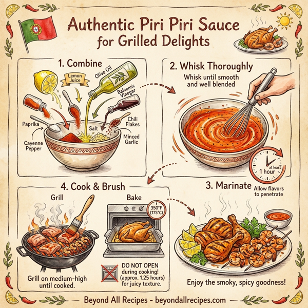 Authentic Piri Piri Sauce for Grilled Delights instructions