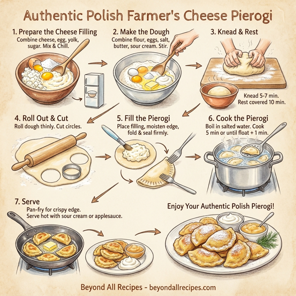 Authentic Polish Farmer's Cheese Pierogi instructions