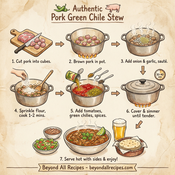 Authentic Pork Green Chile Stew instructions