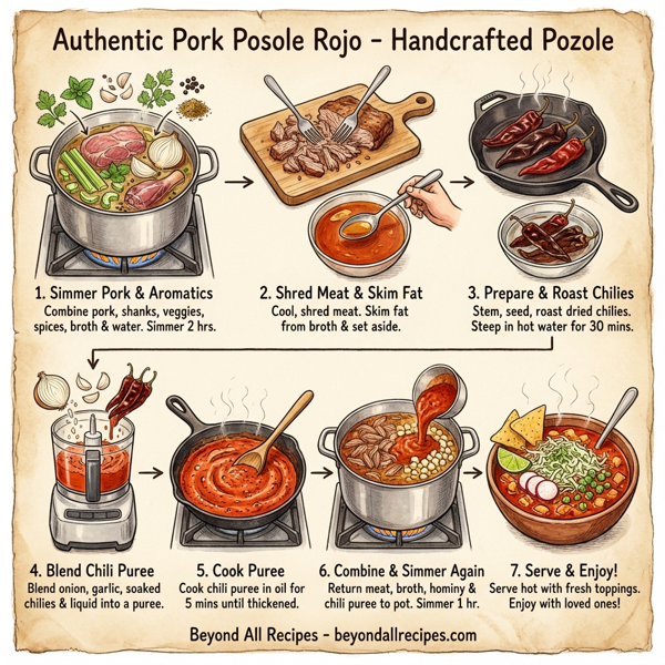 Authentic Pork Posole Rojo instructions