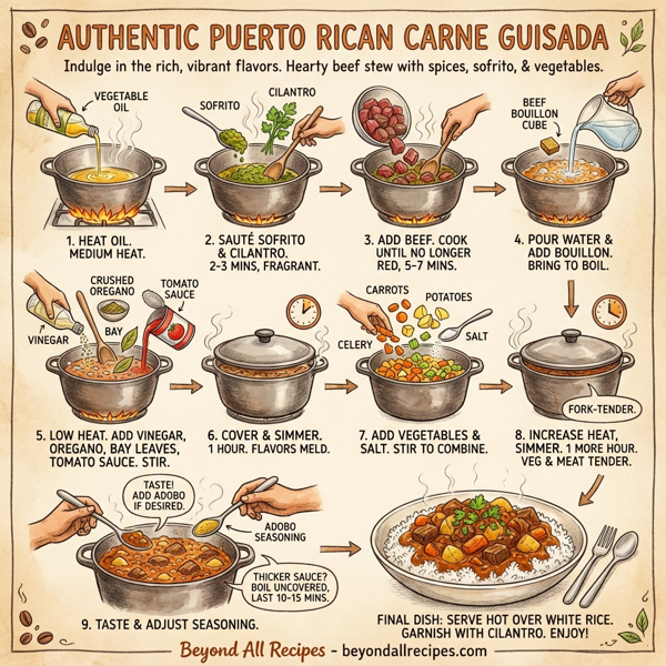 Authentic Puerto Rican Carne Guisada instructions