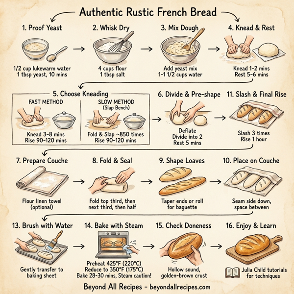 Authentic Rustic French Bread instructions