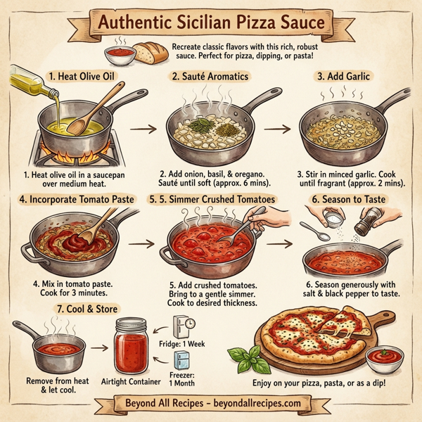 Authentic Sicilian Pizza Sauce instructions