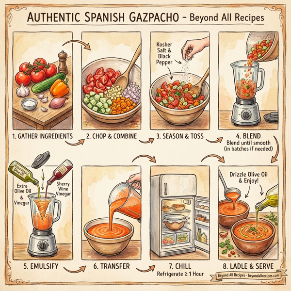 Authentic Spanish Gazpacho instructions