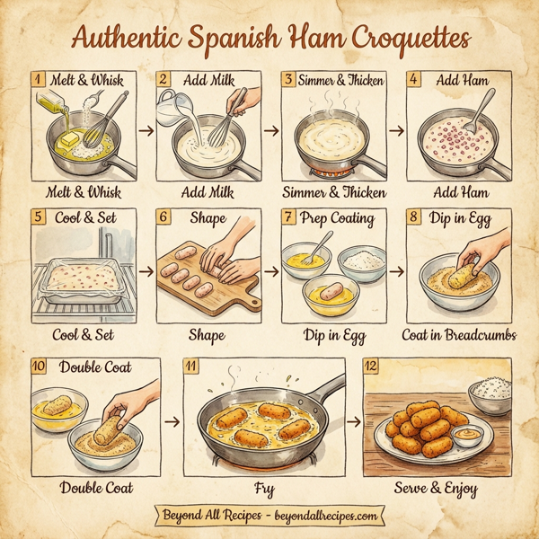 Authentic Spanish Ham Croquettes instructions