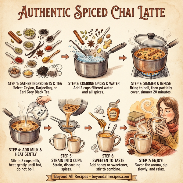 Authentic Spiced Chai Latte instructions