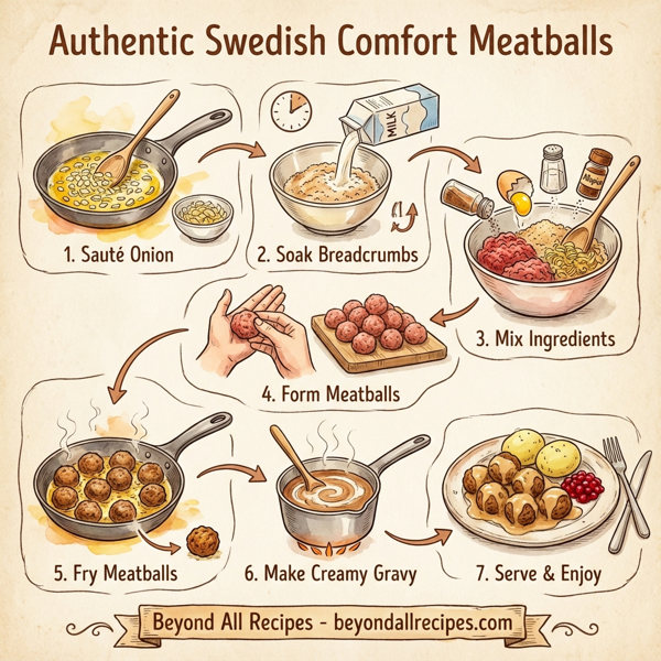 Authentic Swedish Comfort Meatballs instructions