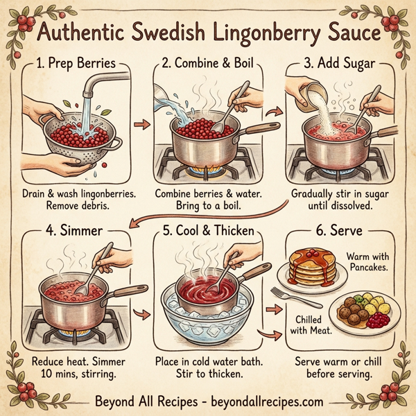 Authentic Swedish Lingonberry Sauce instructions