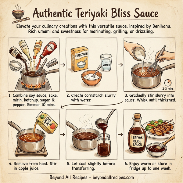 Authentic Teriyaki Bliss Sauce instructions