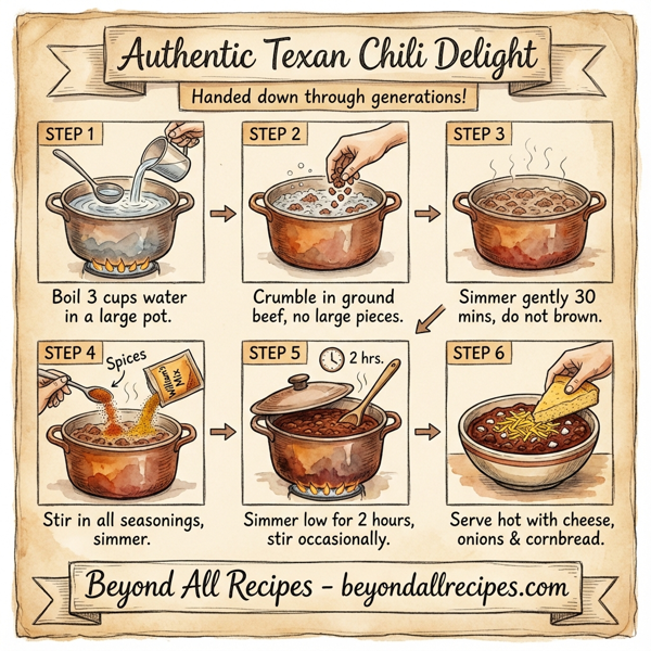 Authentic Texan Chili Delight instructions