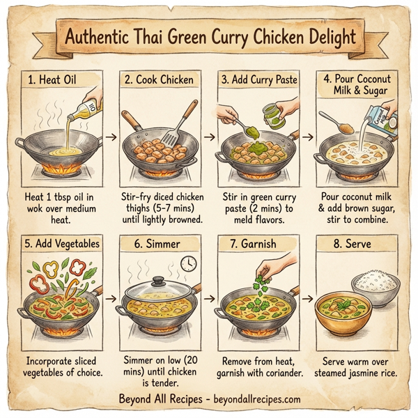 Authentic Thai Green Curry Chicken Delight instructions