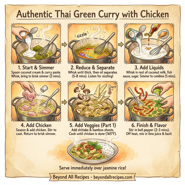 Authentic Thai Green Curry with Chicken instructions