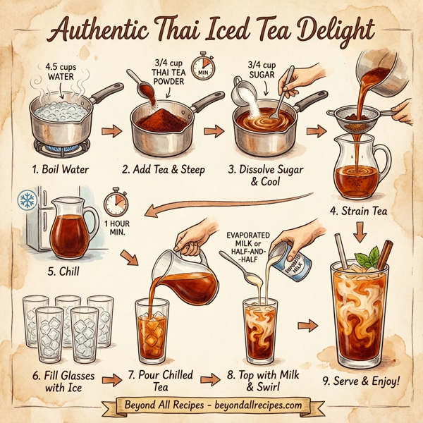 Authentic Thai Iced Tea Delight instructions