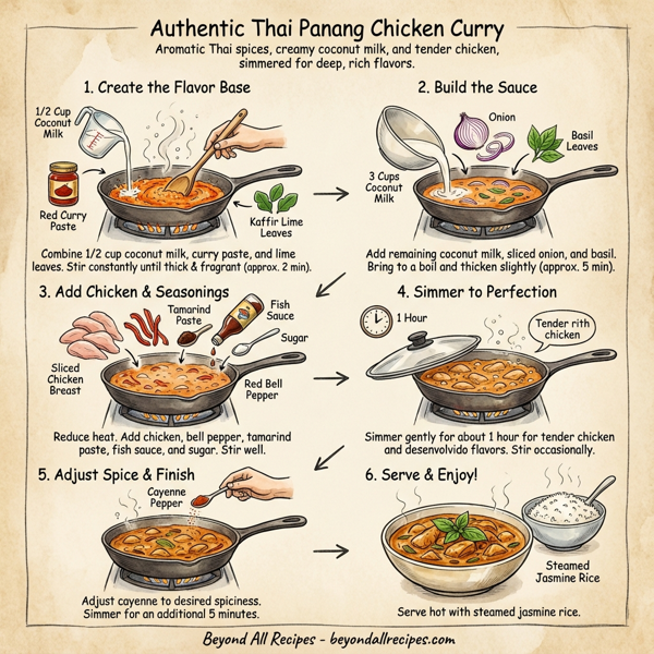 Authentic Thai Panang Chicken Curry instructions