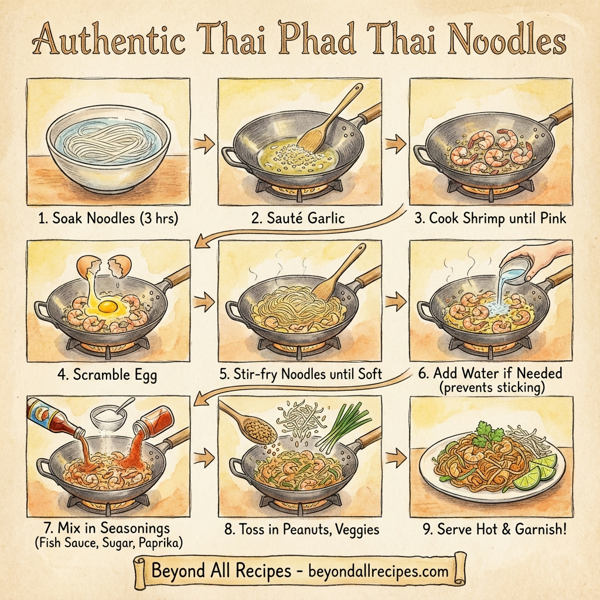 Authentic Thai Phad Thai Noodles instructions