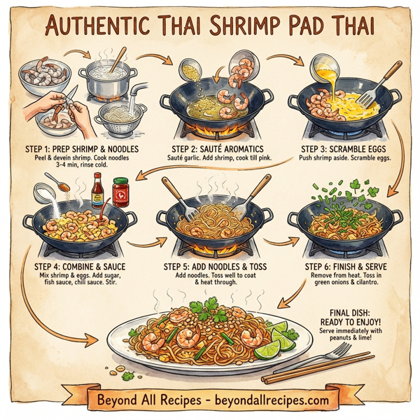 Authentic Thai Shrimp Pad Thai instructions
