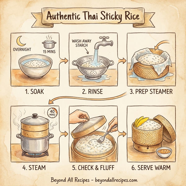 Authentic Thai Sticky Rice instructions