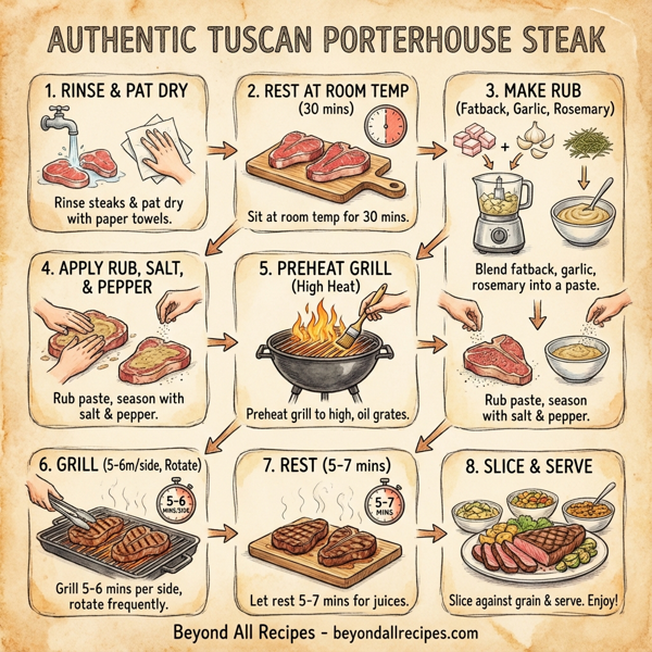 Authentic Tuscan Porterhouse Steak instructions