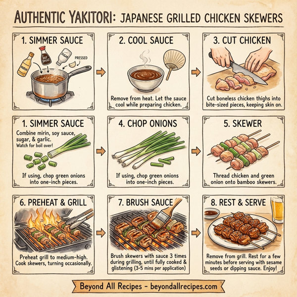 Authentic Yakitori: Japanese Grilled Chicken Skewers instructions