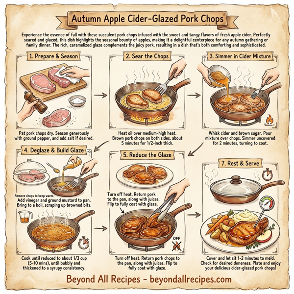Autumn Apple Cider-Glazed Pork Chops instructions