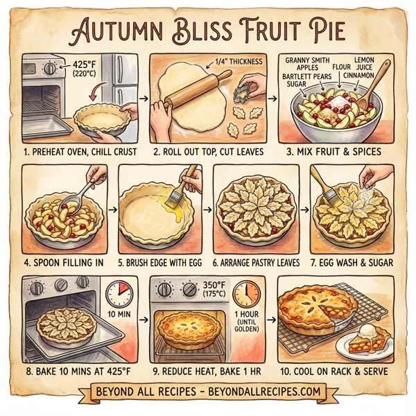 Autumn Bliss Fruit Pie instructions