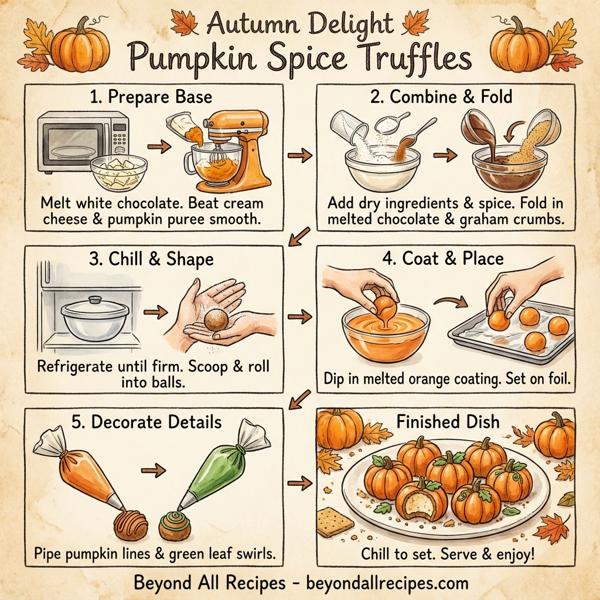 Autumn Delight Pumpkin Spice Truffles instructions
