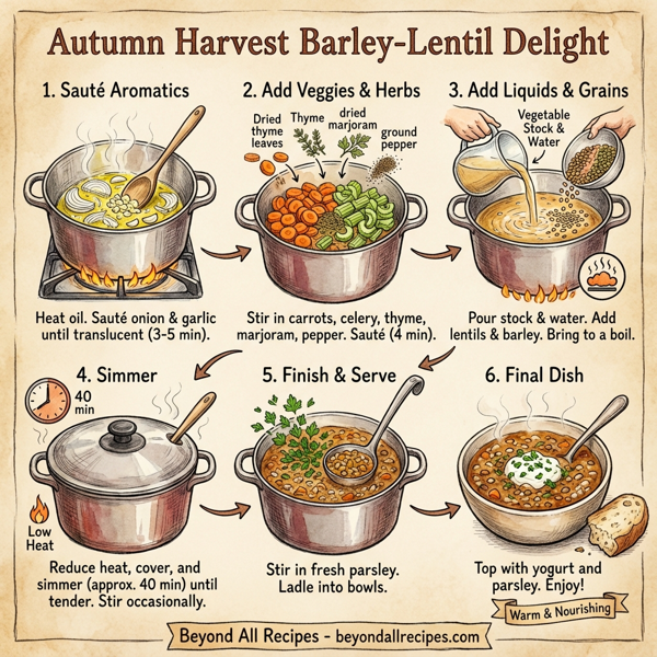Autumn Harvest Barley-Lentil Delight instructions