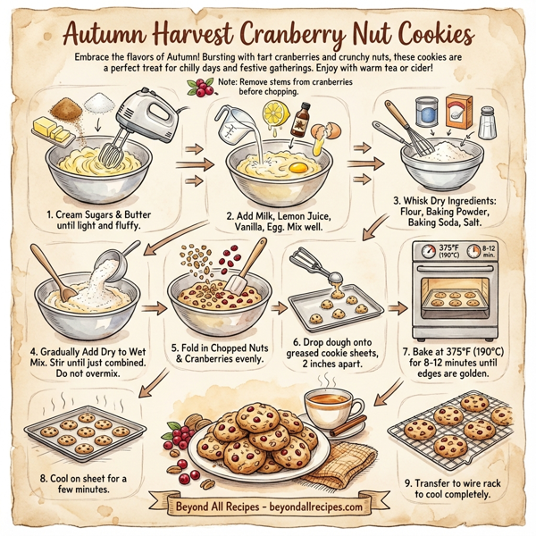 Autumn Harvest Cranberry Nut Cookies instructions