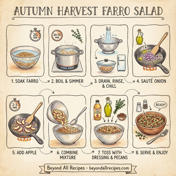 Autumn Harvest Farro Salad instructions